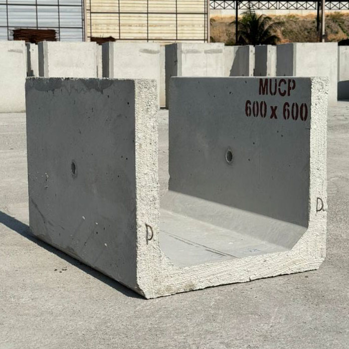 precast concrete u drain